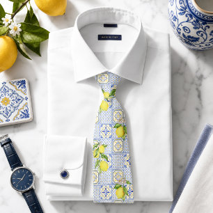 Medelhavet Citrus Citronmönster Slips