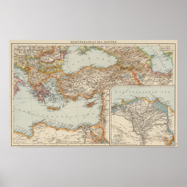 Medelhavet E Poster (Framsidan)