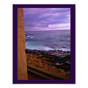 Medelhavet från Qaitbay Citadel Fototryck