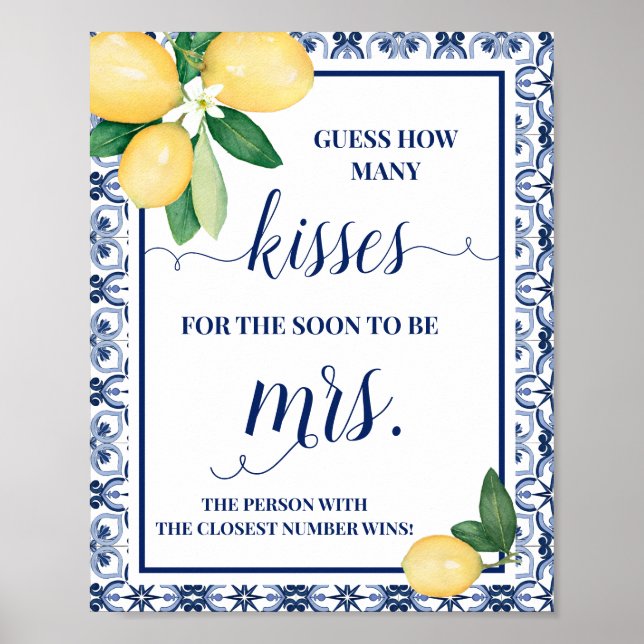 Medelhavet Hur många kisser för mrs Shower-signale Poster (Framsidan)