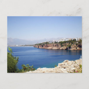 Medelhavet i staden Antalya Vykort