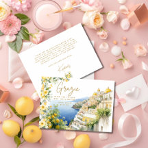 Medelhavet Italien Positano Italiensk Bröllopsfest