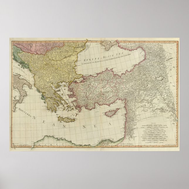 Medelhavet Öster Poster (Framsidan)