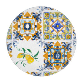 Medelhavet,sicilianska plattor,citroner  