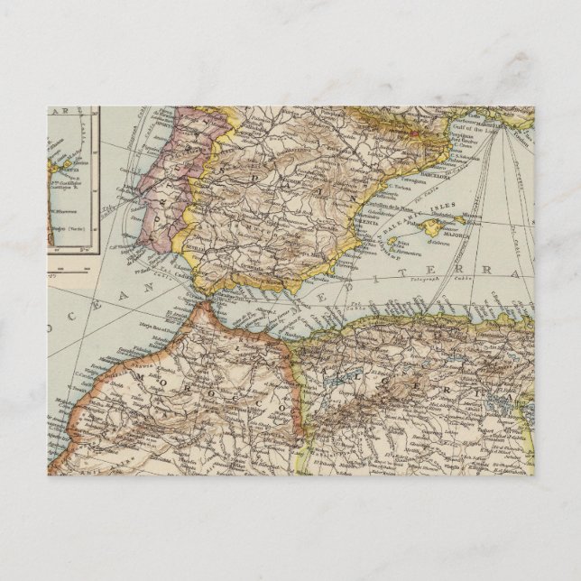 Medelhavet V Vykort (Framsida)