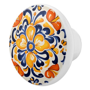 Medelhavets Gult Blue Blommigt Sicilian Flower Knopp
