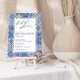 Medelhavets inbjudningskort för möhippan-plattor