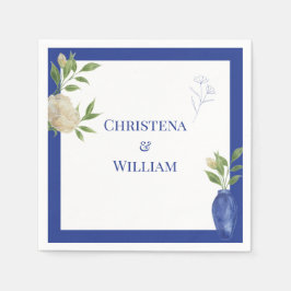 Medelhavs citron Personliga Bröllopsservetter Pappersservett