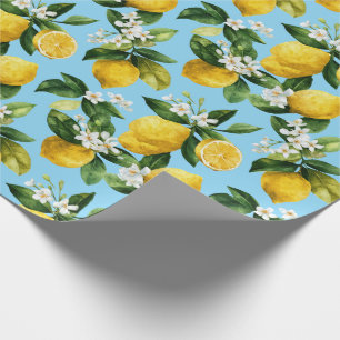 Medelhavs citron presentpapper