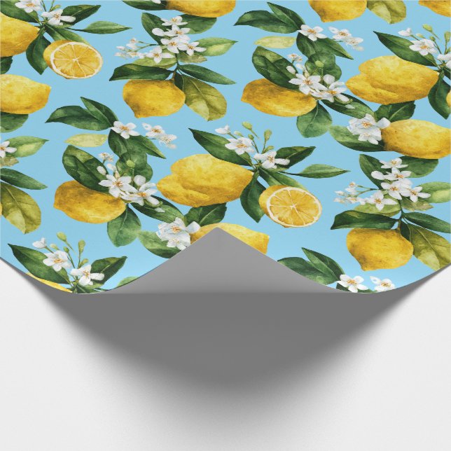 Medelhavs citron  presentpapper (Hörn)