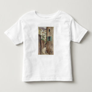 Medelhavs- gata och hus t shirt