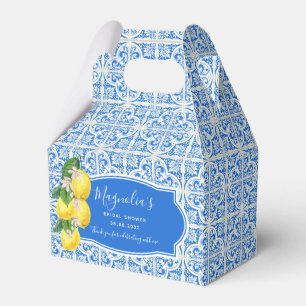 Medelhavs Lemon Bröllopsdusch Presentaskar