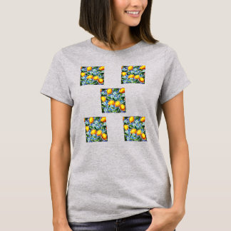 Medelhavs Lemon Kakelplattor T Shirt