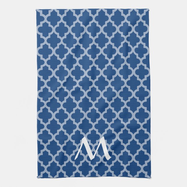 Medelhavs- marockanska Moods Quatrefoil med Kökshandduk (Vertikal)