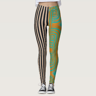 Medelhavsbad Vatten, Klassiska Ränder & Grekisk Leggings