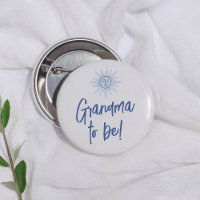 Medelhavsblå Baby Shower Mormor Att Bli