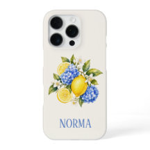 Medelhavsblå Hortensia Citronblom