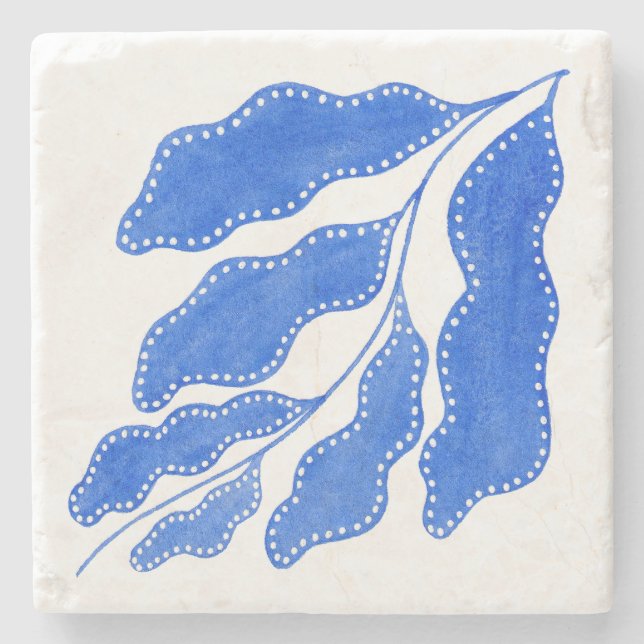 Medelhavsblå Stenunderlägg (Framsidan)