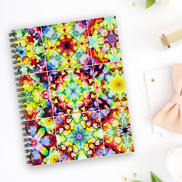Medelhavsbrickor, Alcohol Bläck Tiles, Majolica Anteckningsbok