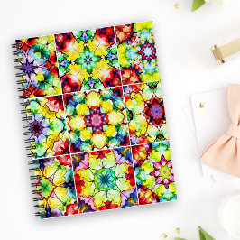 Medelhavsbrickor, Alcohol Bläck Tiles, Majolica Anteckningsbok
