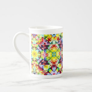 Medelhavsbrickor, Alcohol Bläck Tiles, Majolica Benporslin Mugg