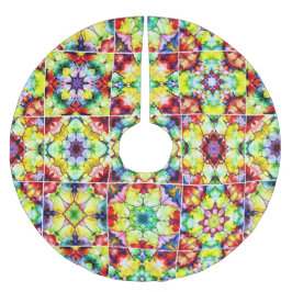 Medelhavsbrickor, Alcohol Bläck Tiles, Majolica Julgransmatta Borstad Polyester