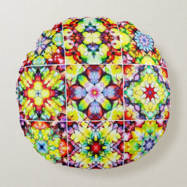 Medelhavsbrickor, Alcohol Bläck Tiles, Majolica Rund Kudde