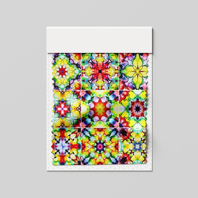 Medelhavsbrickor, Alcohol Bläck Tiles, Majolica Tyg (Skapare uppladdad)