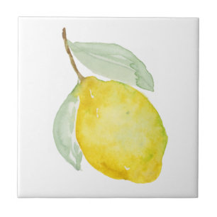 Medelhavsbrickor, citron Sicilian stil   Kakelplatta