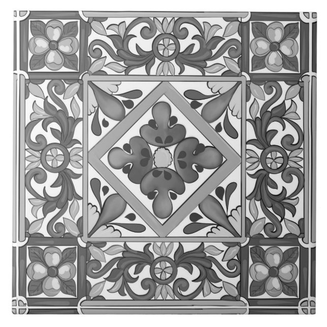 Medelhavsbrickor Kakelplatta (Framsidan)