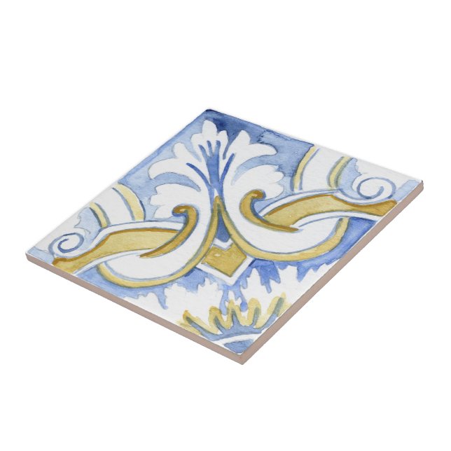 Medelhavsbrickor,majolica, Sicilian stil Kakelplatta (Sidan)