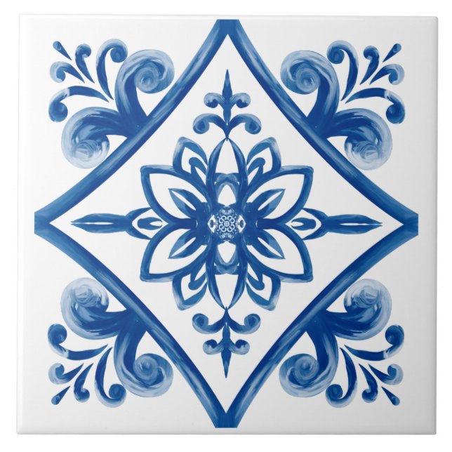 Medelhavsbrickor,sicilianska plattor,majolica  kakelplatta (Framsidan)