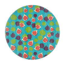 Medelhavsfig Sommar Fruit Mönster