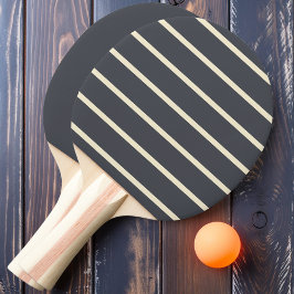 Medelhavsgrå randig och enfärgad pingisracket