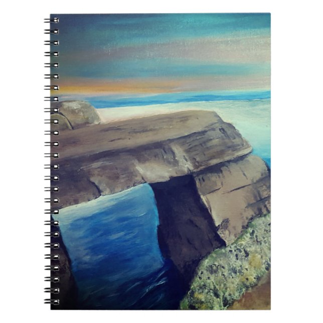 Medelhavslandskap Anteckningsbok (Framsidan)