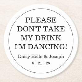 Medelhavslemonerna Blue Mosaic Tile Bröllop Underlägg Papper Rund