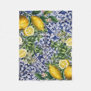 Medelhavslemonerna Sommartåg Fleecefilt