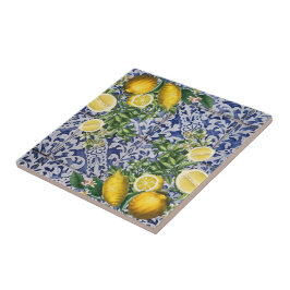 Medelhavslemonerna Sommartåg Kakelplatta