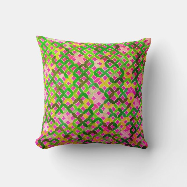 Medelhavsmosaik Dekorativ kudde (Framsida)