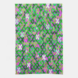 Medelhavsmosaiktorn med 4 kök kökshandduk