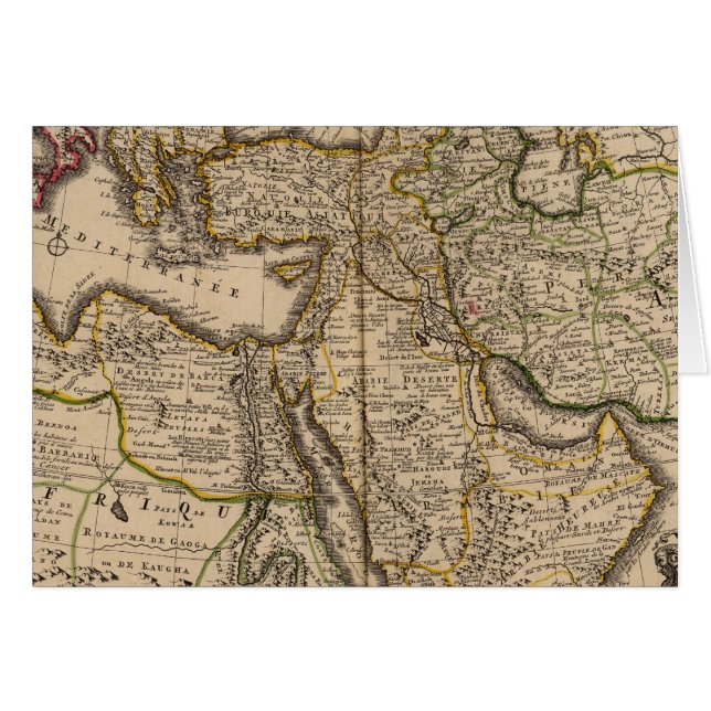 Medelhavsområdet Hälsningskort (Framsidan Horizontal)