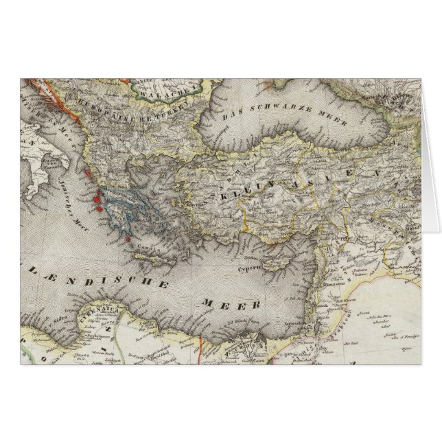 Medelhavsområdet Hälsningskort (Framsidan Horizontal)