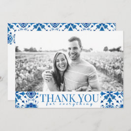 Medelhavsomsommaren Foto Bröllop "Tack!" Spara Datumet