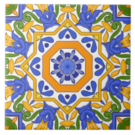 Medelhavsplattor,majolica,sicilianska, Kakelplatta