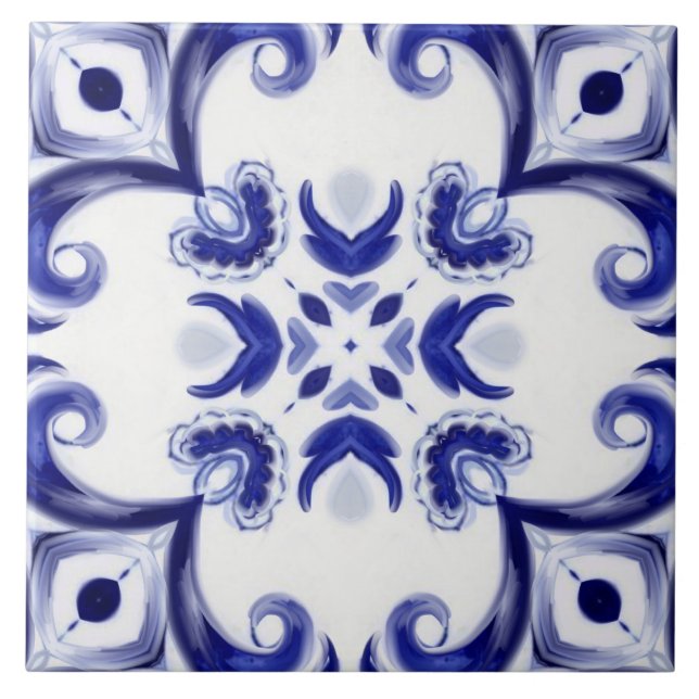 Medelhavsplattor,majolica,sicilianska, Kakelplatta (Framsidan)