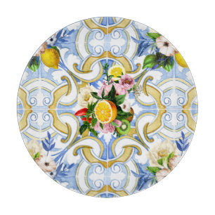 Medelhavsplattor, majolica,Sicilien stil   