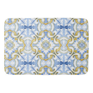 Medelhavsplattor, majolica,Sicilien stil Badrumsmatta