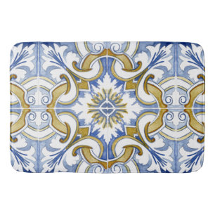 Medelhavsplattor, majolica,Sicilien stil Badrumsmatta