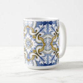 Medelhavsplattor, majolica,Sicilien stil Kaffemugg