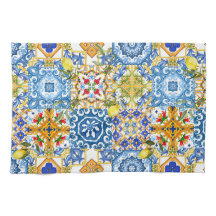 Medelhavsplattor, majolica,Sicilien stil